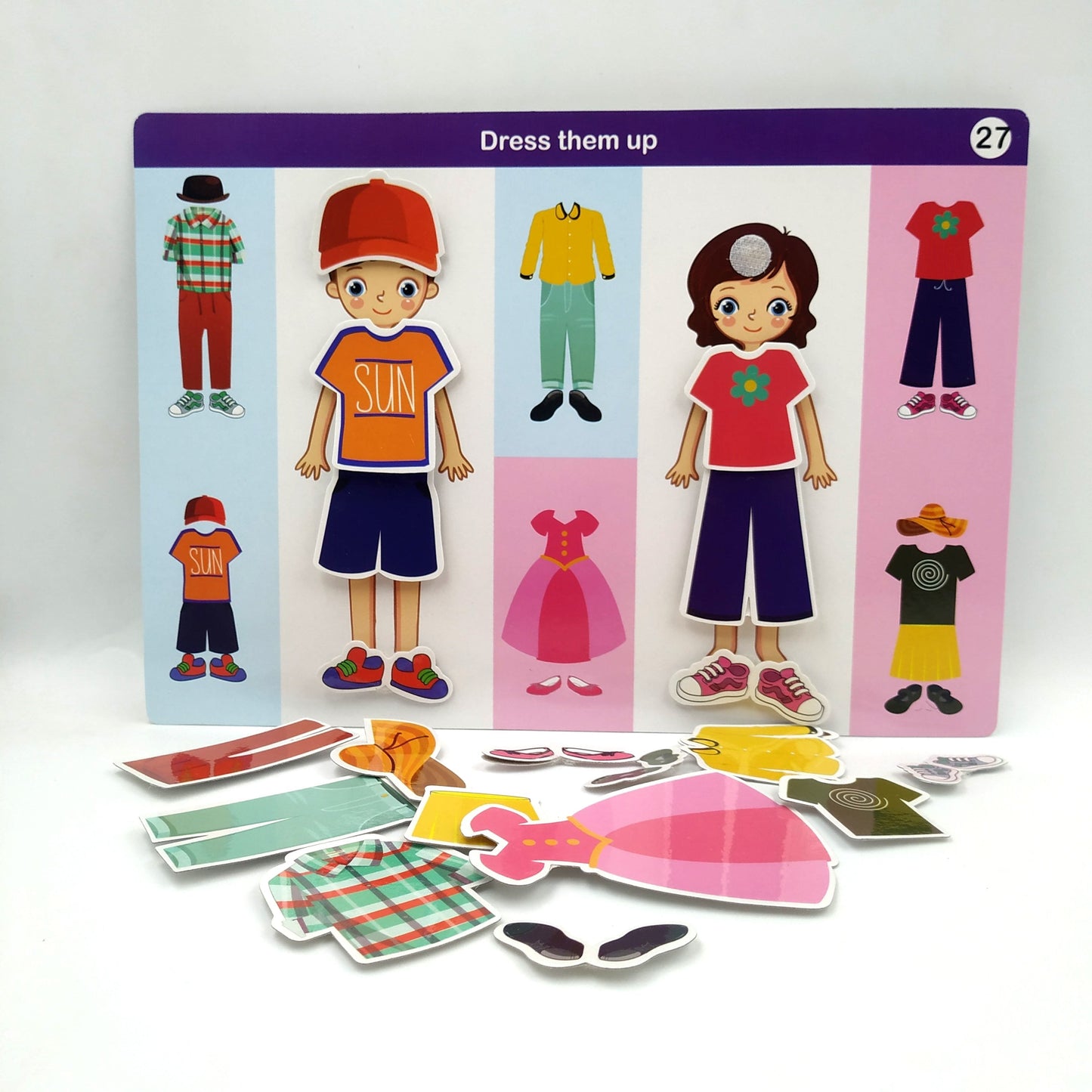 Velcro Based Activity Box - 30 Sheets - Age 2+
