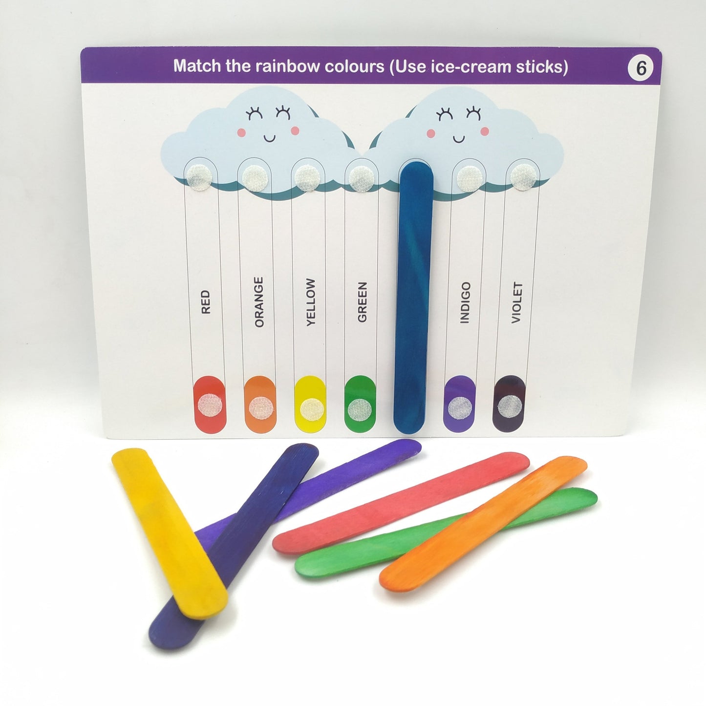 Velcro Based Activity Box - 30 Sheets - Age 2+