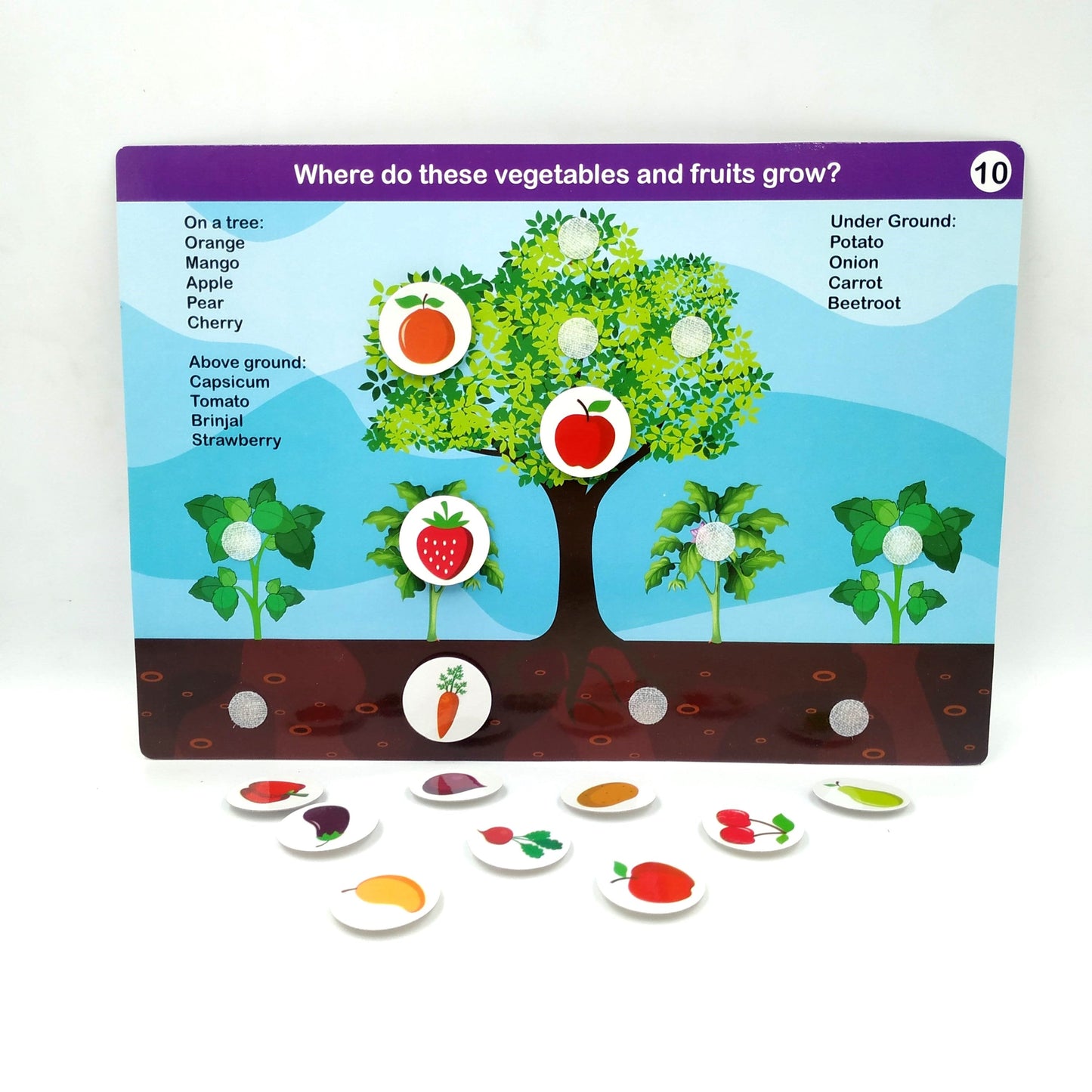 Meraki Babies Kids Velcro Activity Box - 15 Sheets - Age 2+