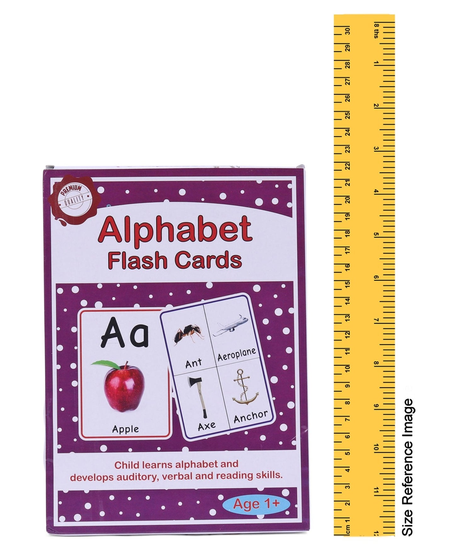 Large Size Alphabets Flash Cards - 32 Cards