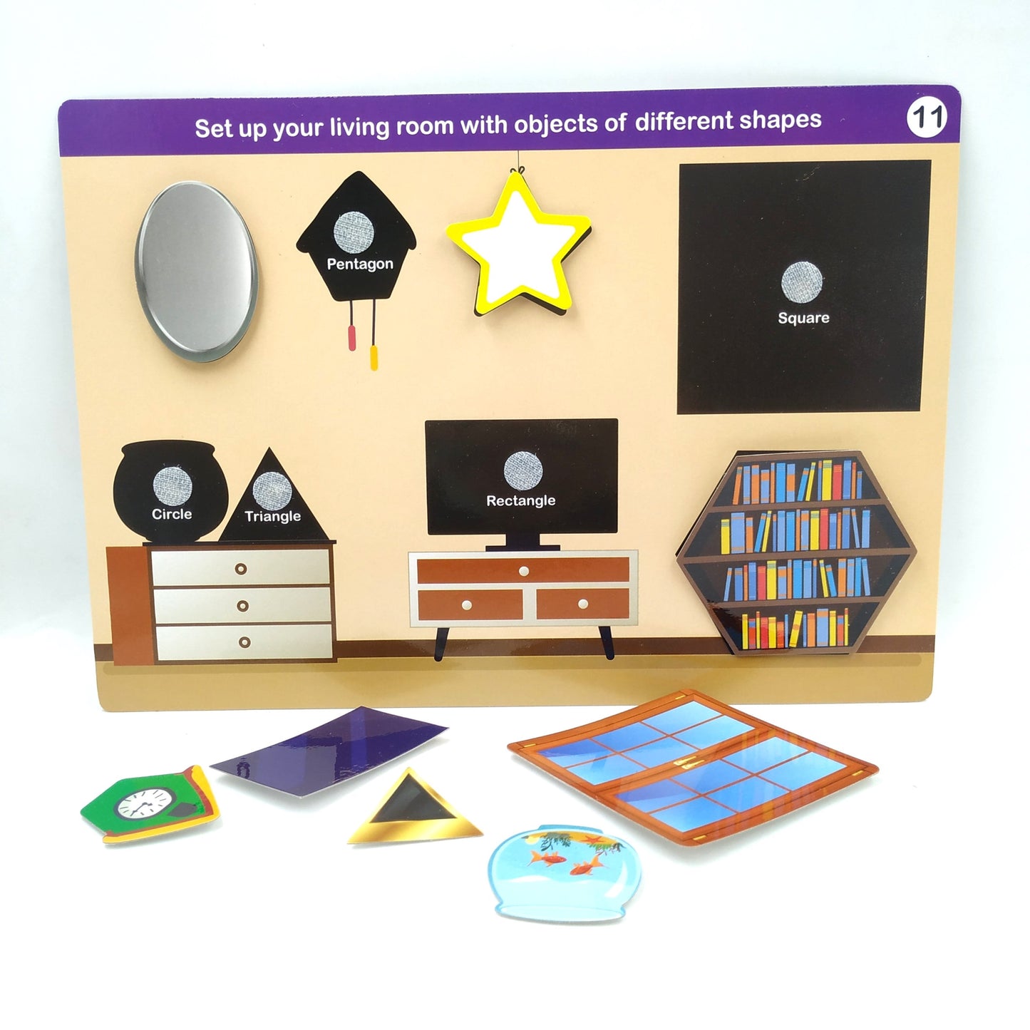 Meraki Babies Kids Velcro Activity Box - 15 Sheets - Age 2+