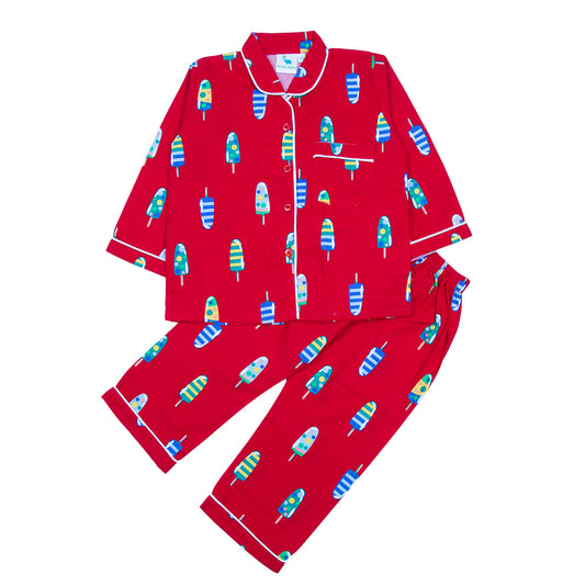 Red Popsicle Kids Nightwear