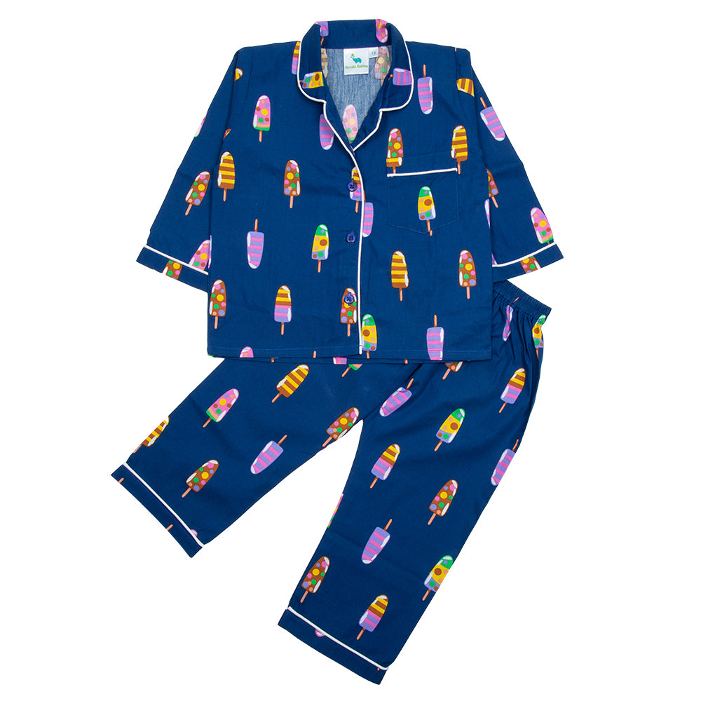 Blue Popsicle Kids Nightwear