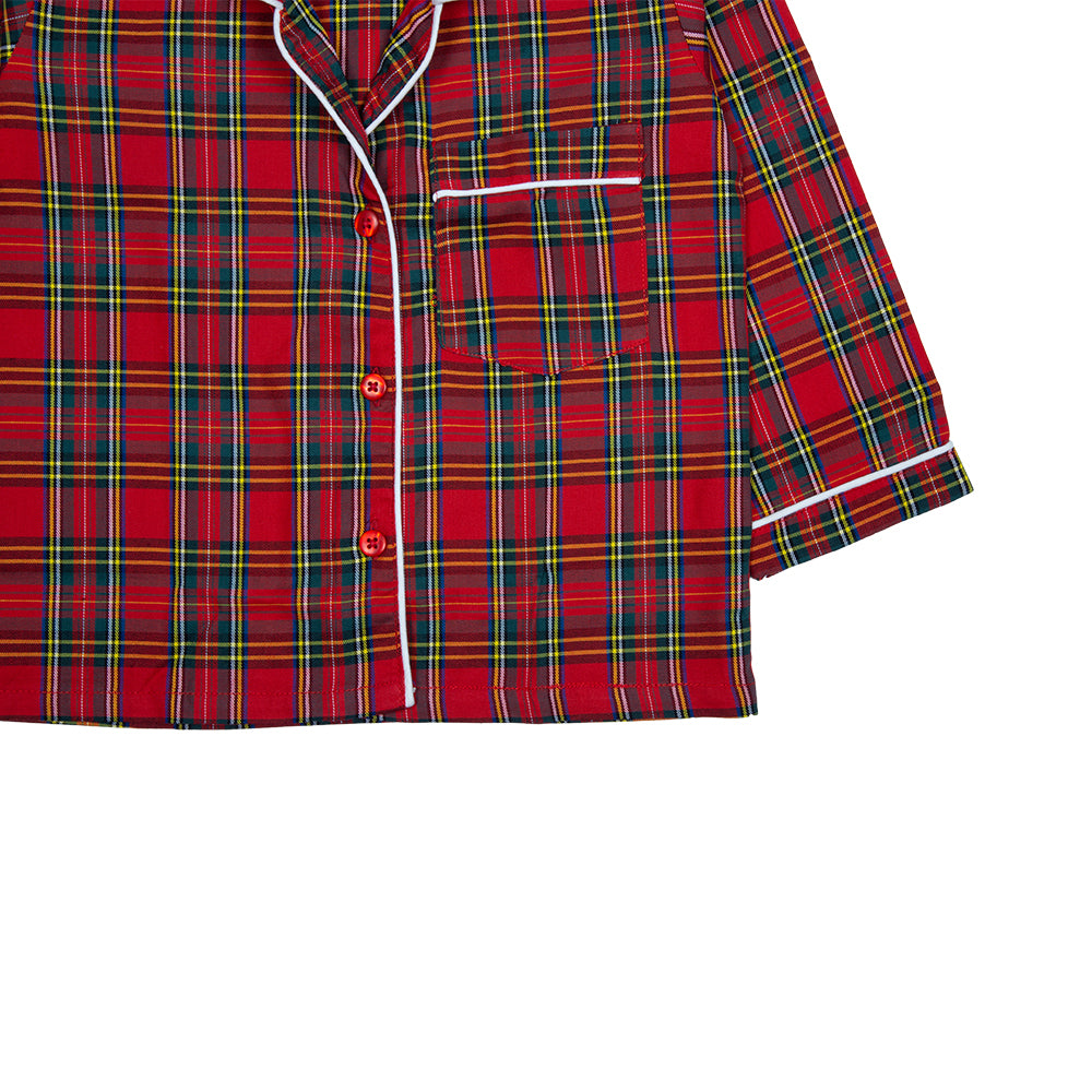 Red Checks Kids Nightwear