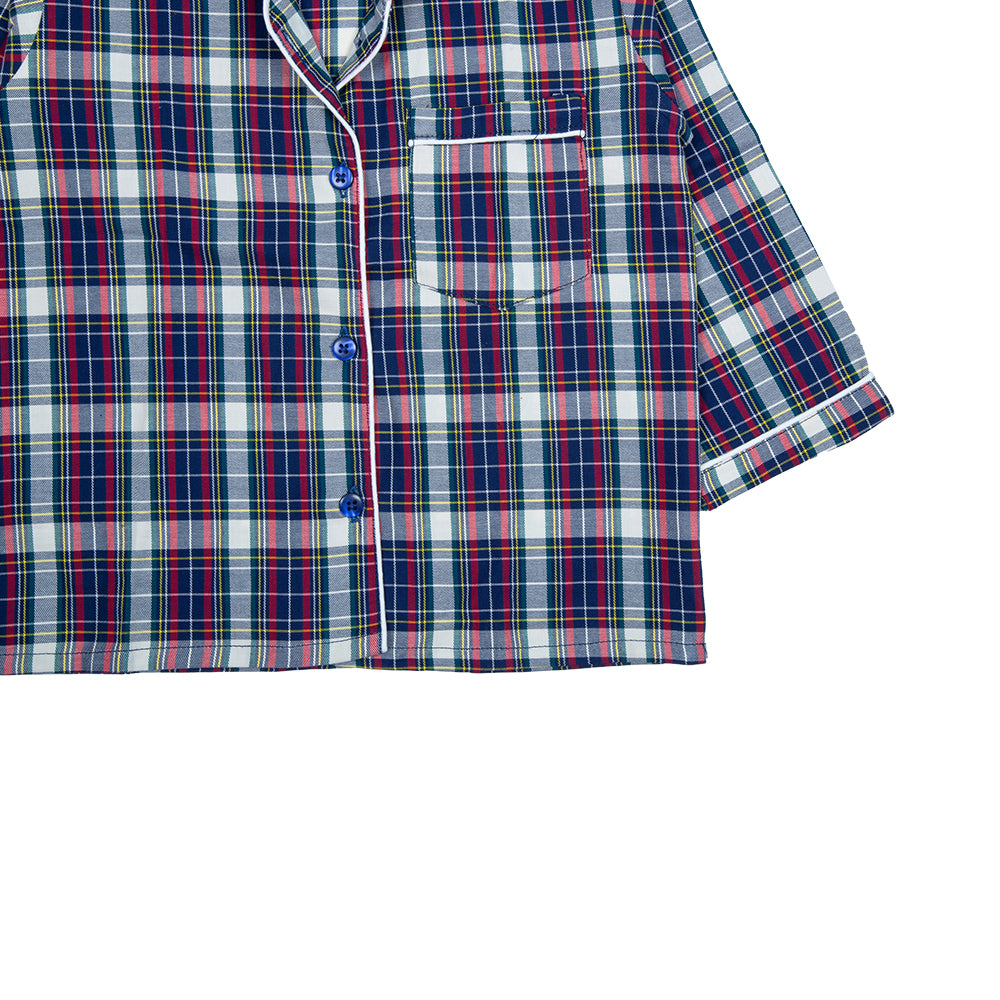 Blue Checks Kids Nightwear
