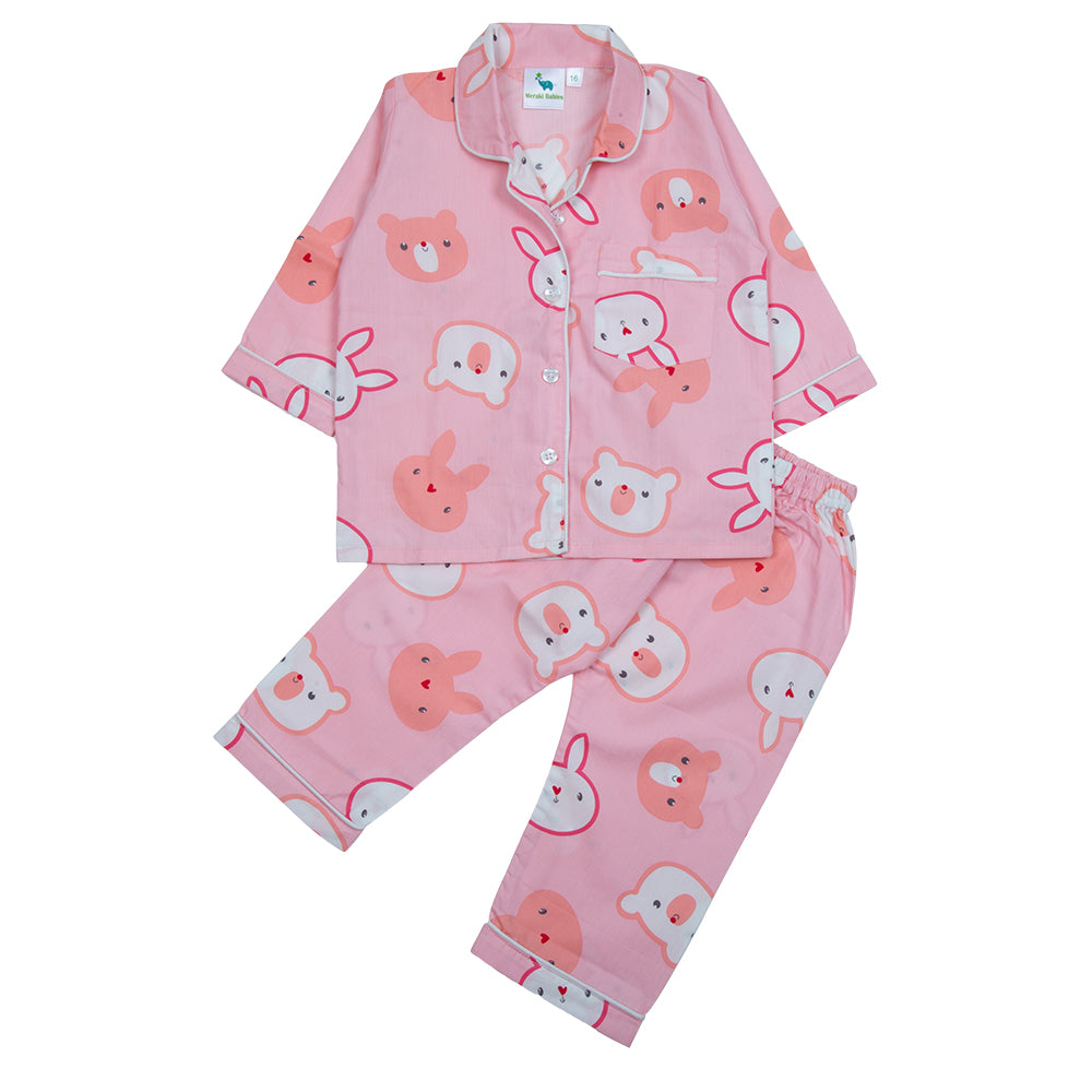 Pink Bunny Kids Nightwear