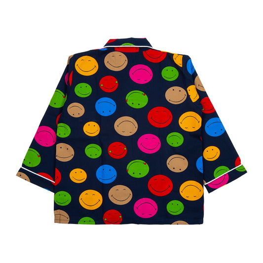 Blue Smiley Kids Nightwear