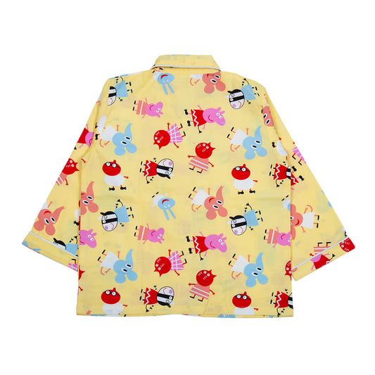 Yellow Peppa Pig Kids Nightwear