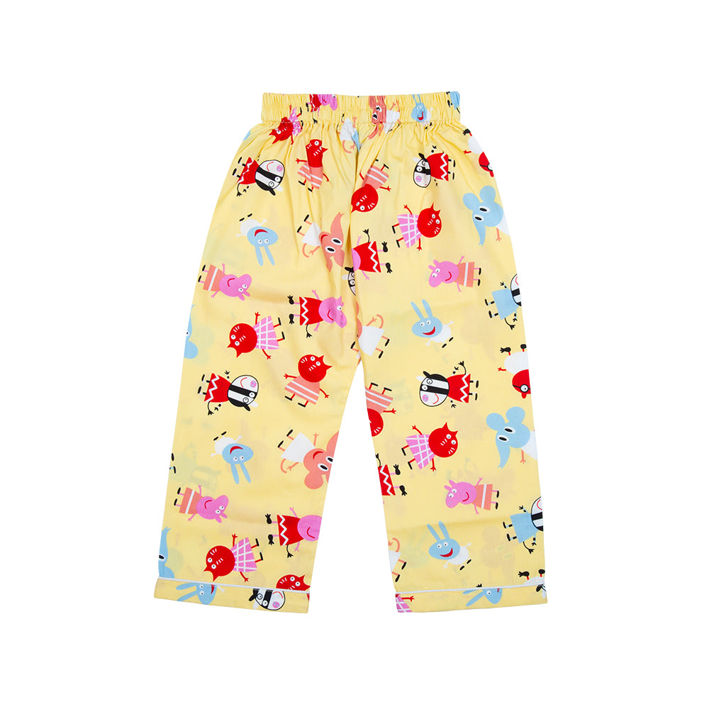 Yellow Peppa Pig Kids Nightwear