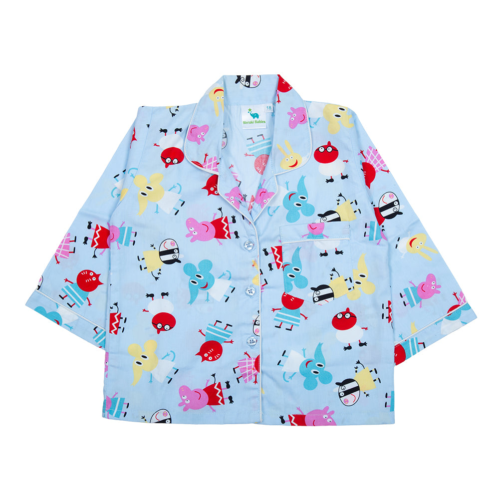 Blue Peppa Pig Kids Nightwear
