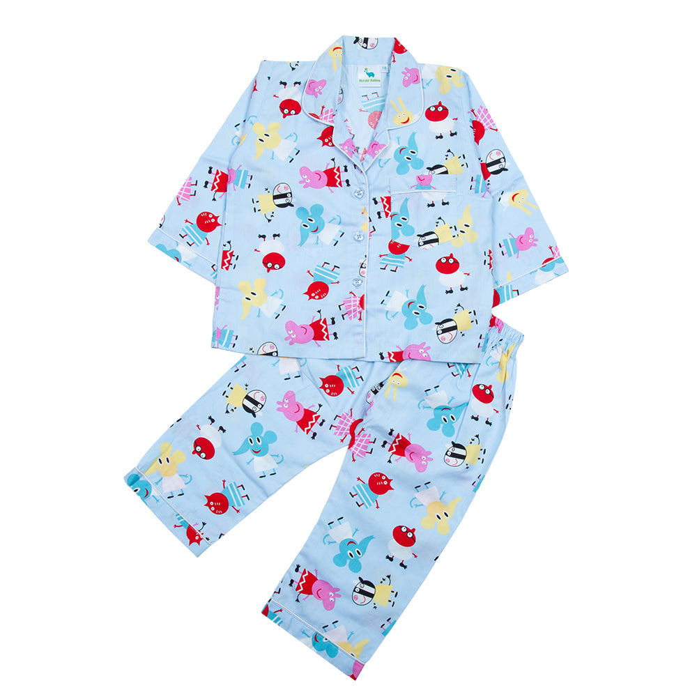 Blue Peppa Pig Kids Nightwear