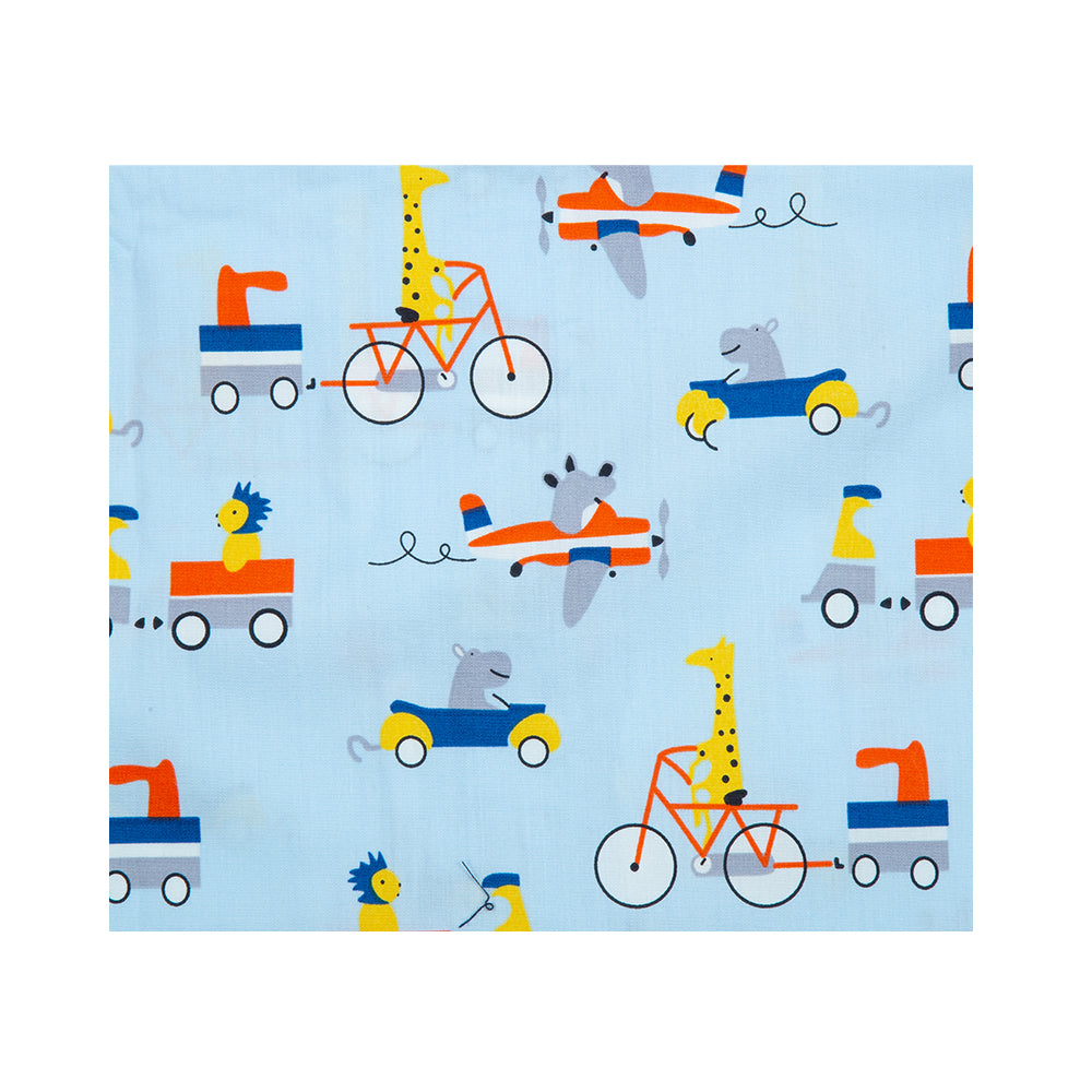 Sky Blue Car Kids Nightwear