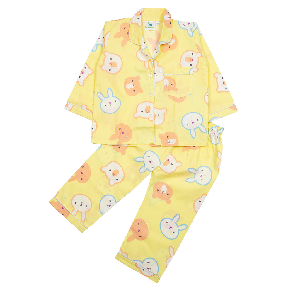 Yellow Bunny Kids Nightwear