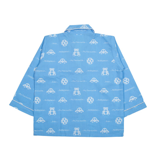 Blue Teddy Kids Nightwear