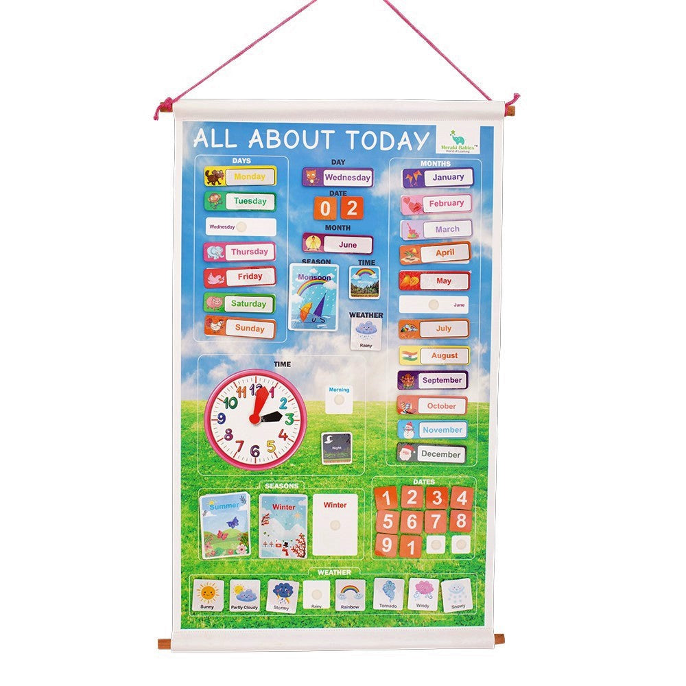 All About Today - 7 in 1 Activity Chart - Age 4+