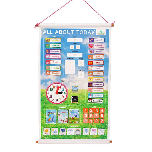 All About Today - 7 in 1 Activity Chart - Age 4+