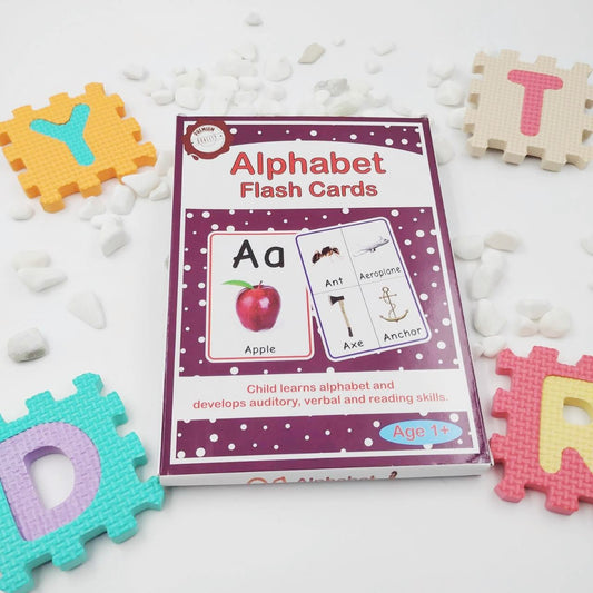 Large Size Alphabets Flash Cards - 32 Cards