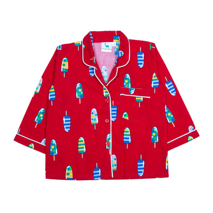 Red Popsicle Kids Nightwear