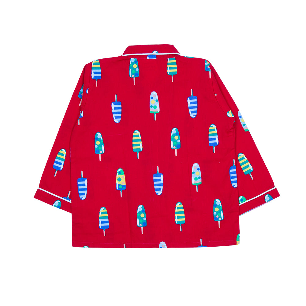 Red Popsicle Kids Nightwear