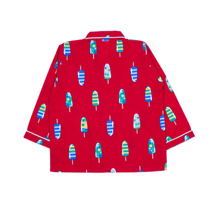 Red Popsicle Kids Nightwear