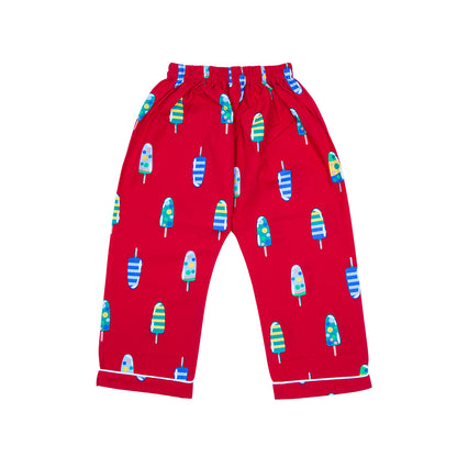 Red Popsicle Kids Nightwear