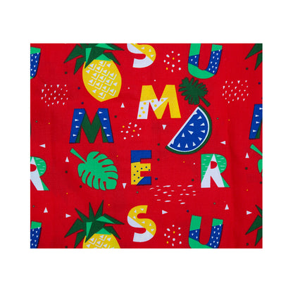 Red Alphabet Kids Nightwear