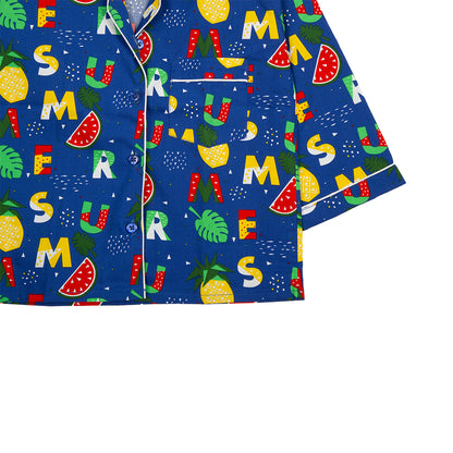 Blue Alphabet Kids Nightwear