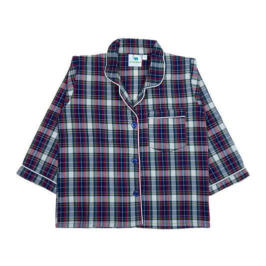 Blue Checks Kids Nightwear