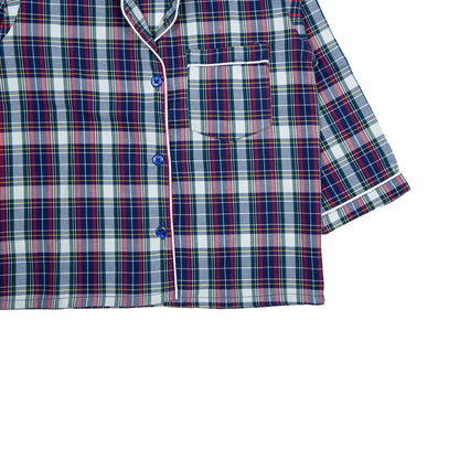 Blue Checks Kids Nightwear
