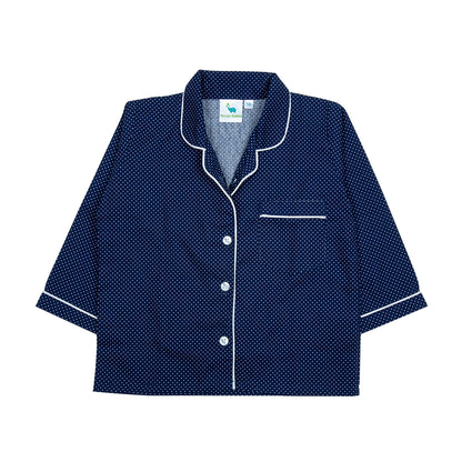 Blue Polka Dots Kids Nightwear