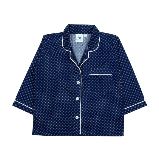 Blue Polka Dots Kids Nightwear