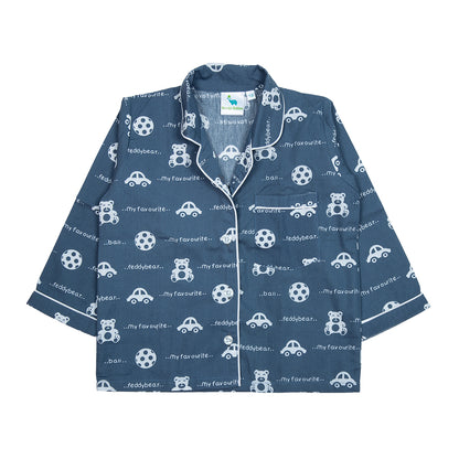 Grey Teddy Kids Nightwear