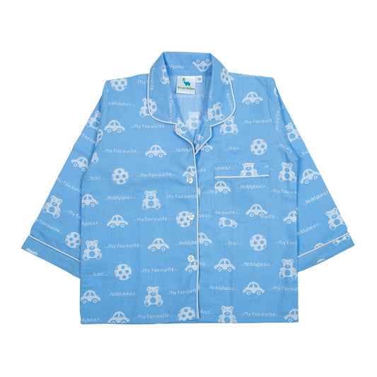 Blue Teddy Kids Nightwear