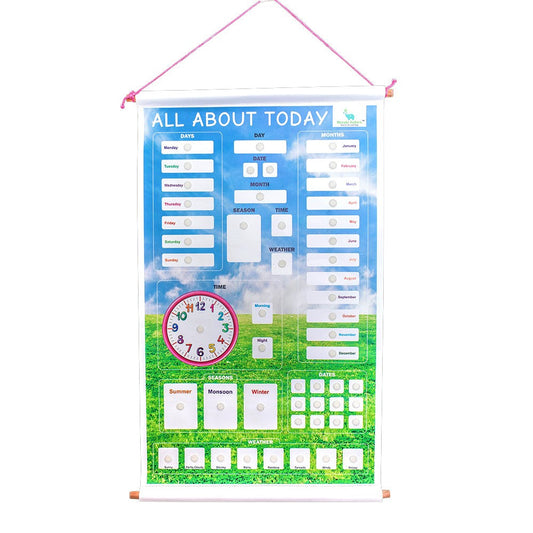 All About Today - 7 in 1 Activity Chart - Age 4+